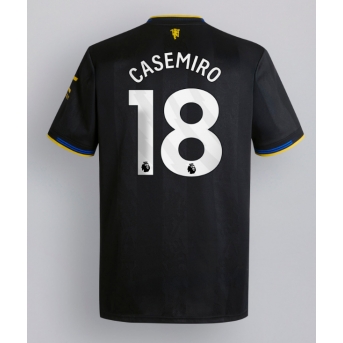 Billige Fotballdrakt Manchester United Casemiro #18 Replika Tredjedrakt 2025-26 Kortermet